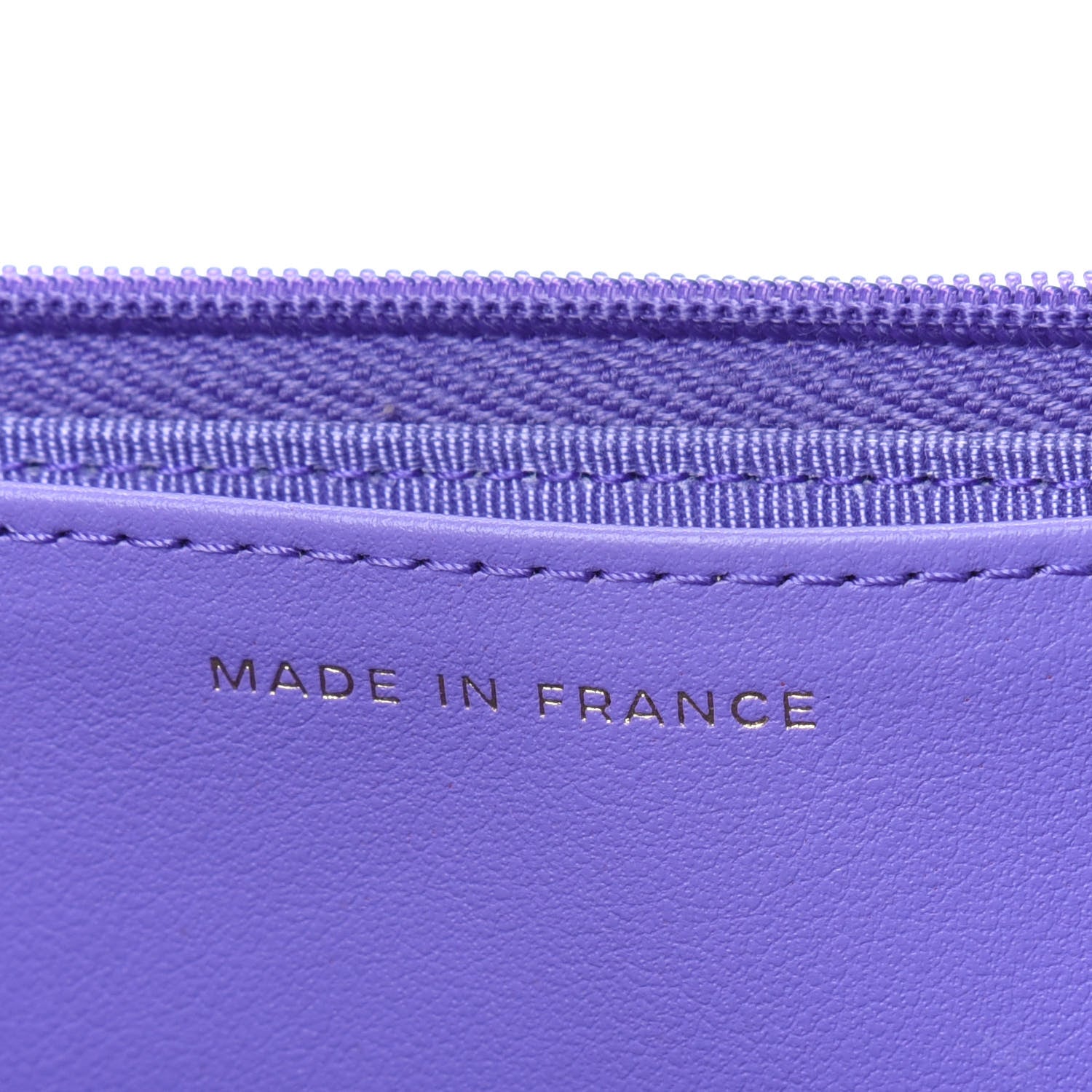 Chanel Caviar Quilted Wallet On Chain WOC Purple 7 of 12
