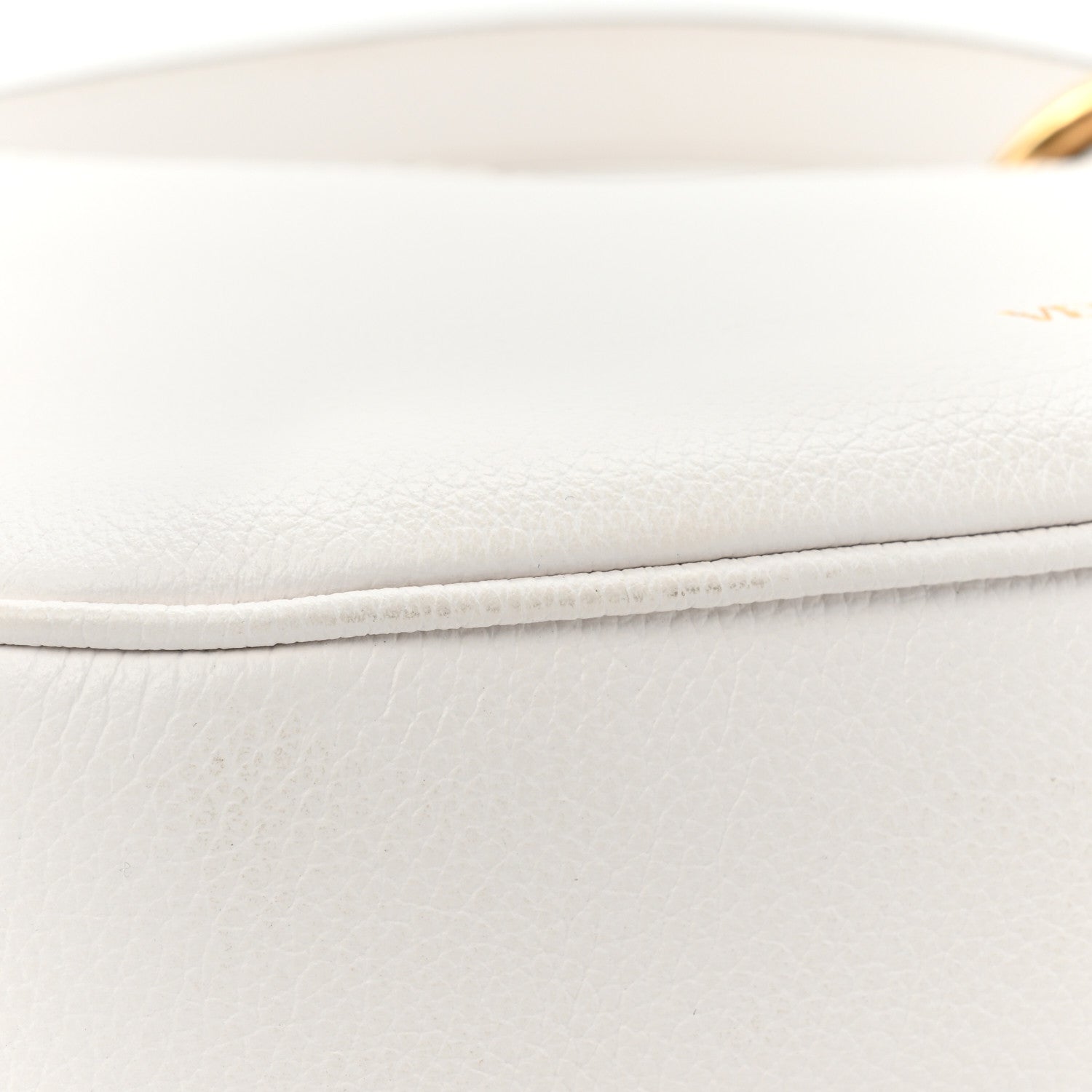 Versace Calfskin La Medusa Small Hobo Crossbody Optical White 11 of 12