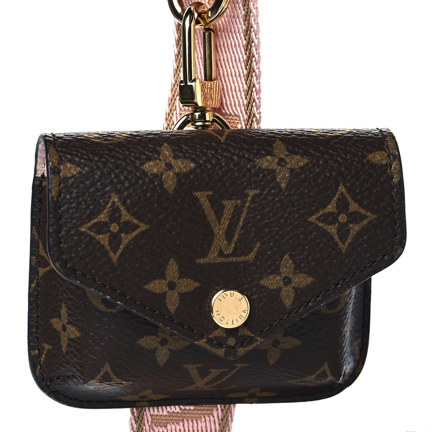 Louis Vuitton Monogram Bumper On Strap iPhone 13 Shoulder Strap Creme Pink 7 of 8
