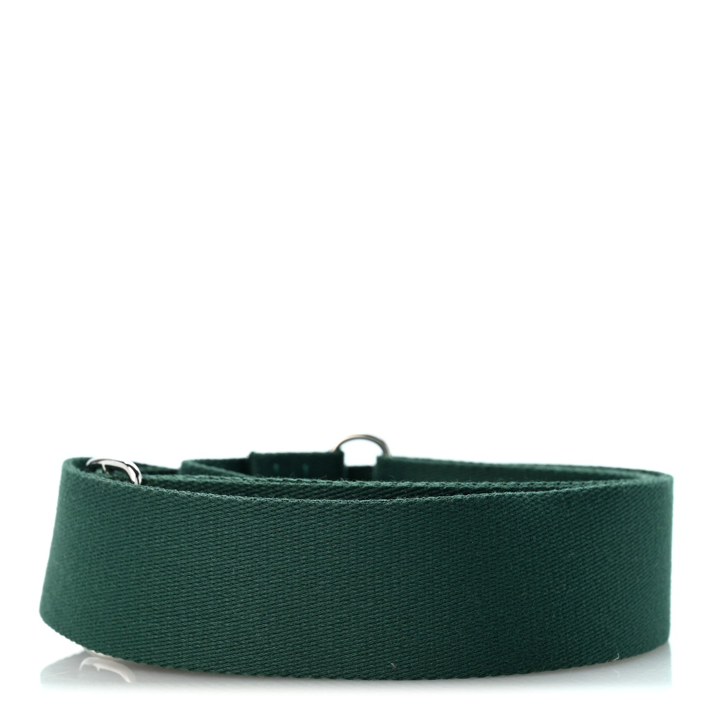 Canvas Calfskin Adjustable Shoulder Strap Green