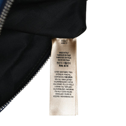 Burberry Textured Calfskin Barrow Briefcase Deep Blue 8 of 12