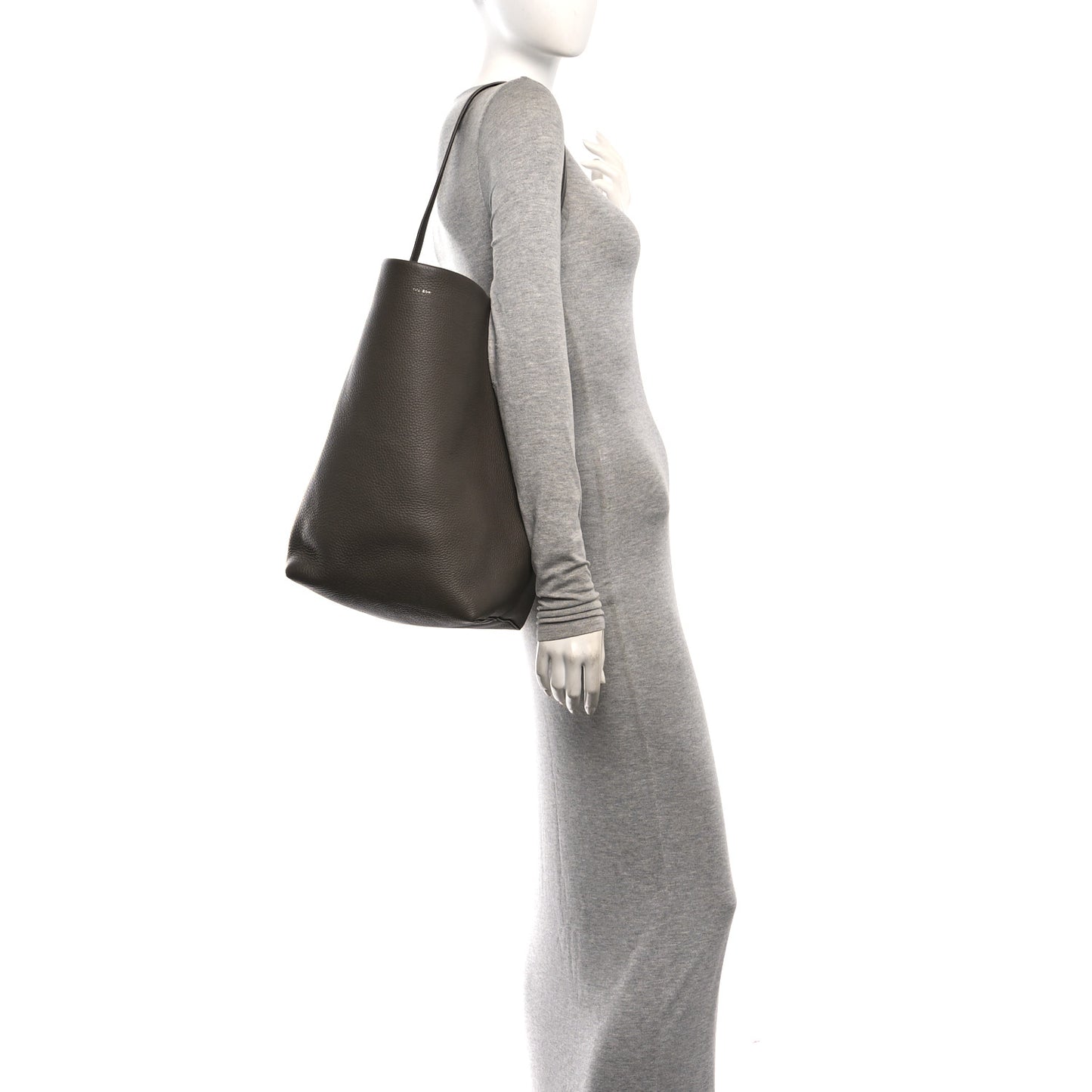 Grained Calfskin Large N/S Park Tote Elephant