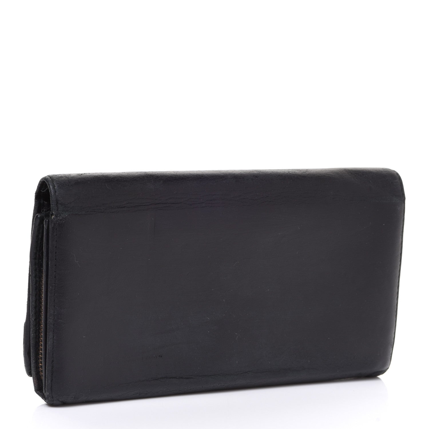 Balenciaga Agneau Classic Hardware Money Wallet Black 3 of 11