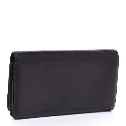 Balenciaga Agneau Classic Hardware Money Wallet Black 3 of 11