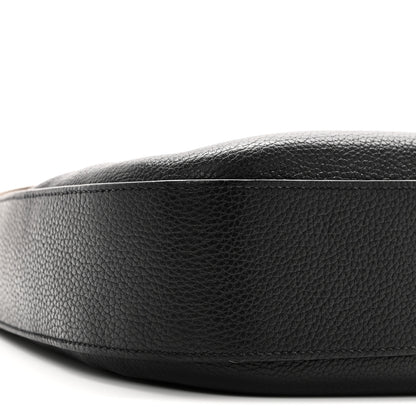 Prada Vitello Phenix Small Zippered Messenger Hobo Black 8 of 9