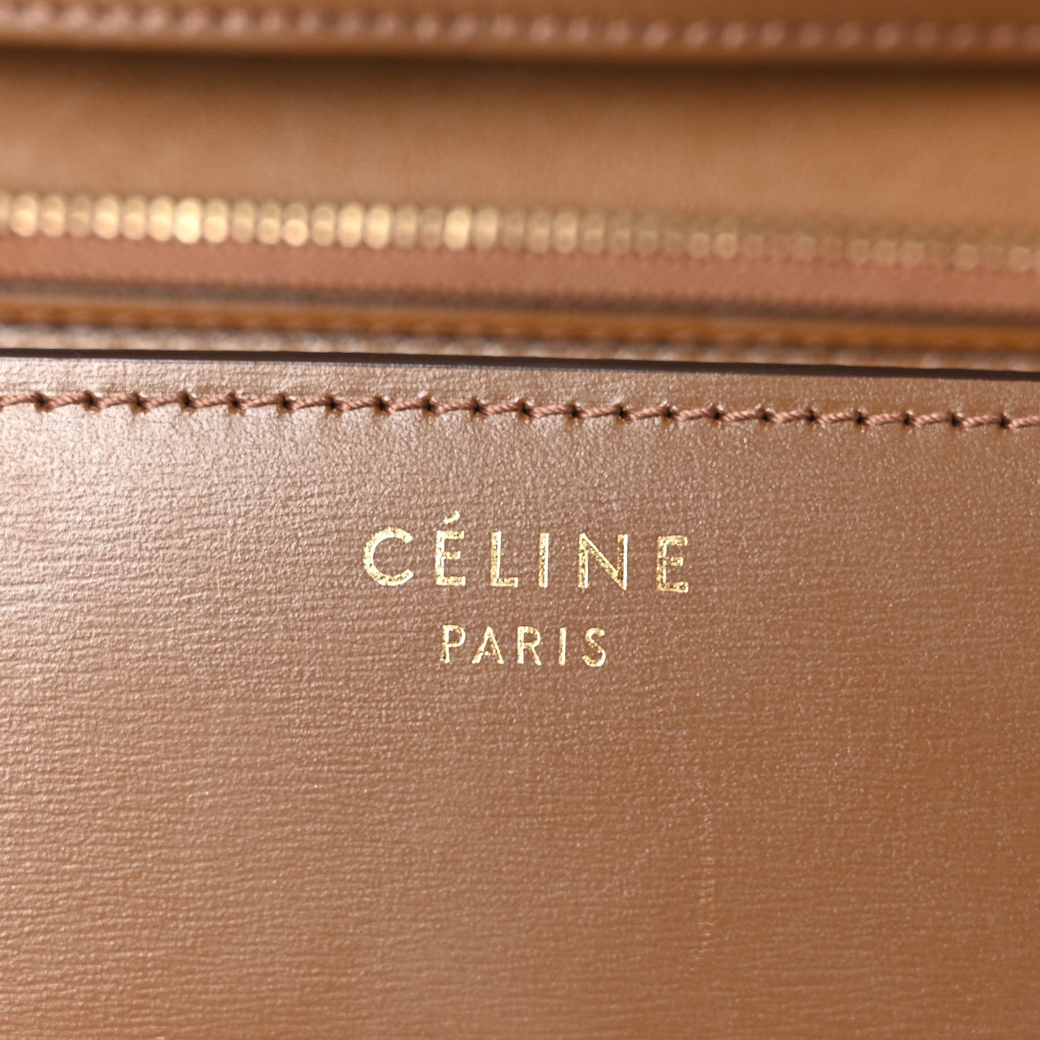 Celine Smooth Calfskin Medium Classic Box Flap Bag Light Camel 6 of 10
