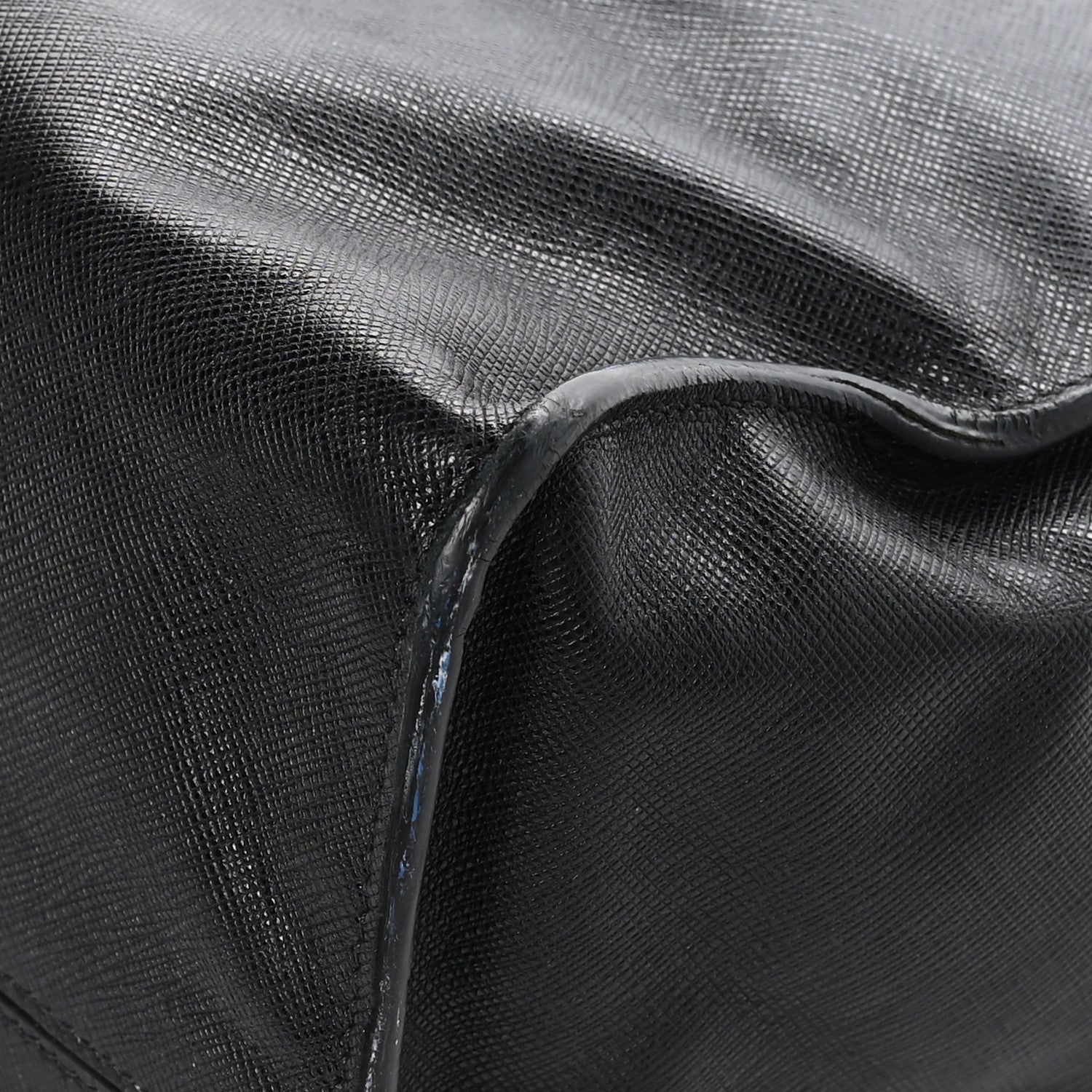 Prada Double Zip Saffiano Tote Black 8 of 10