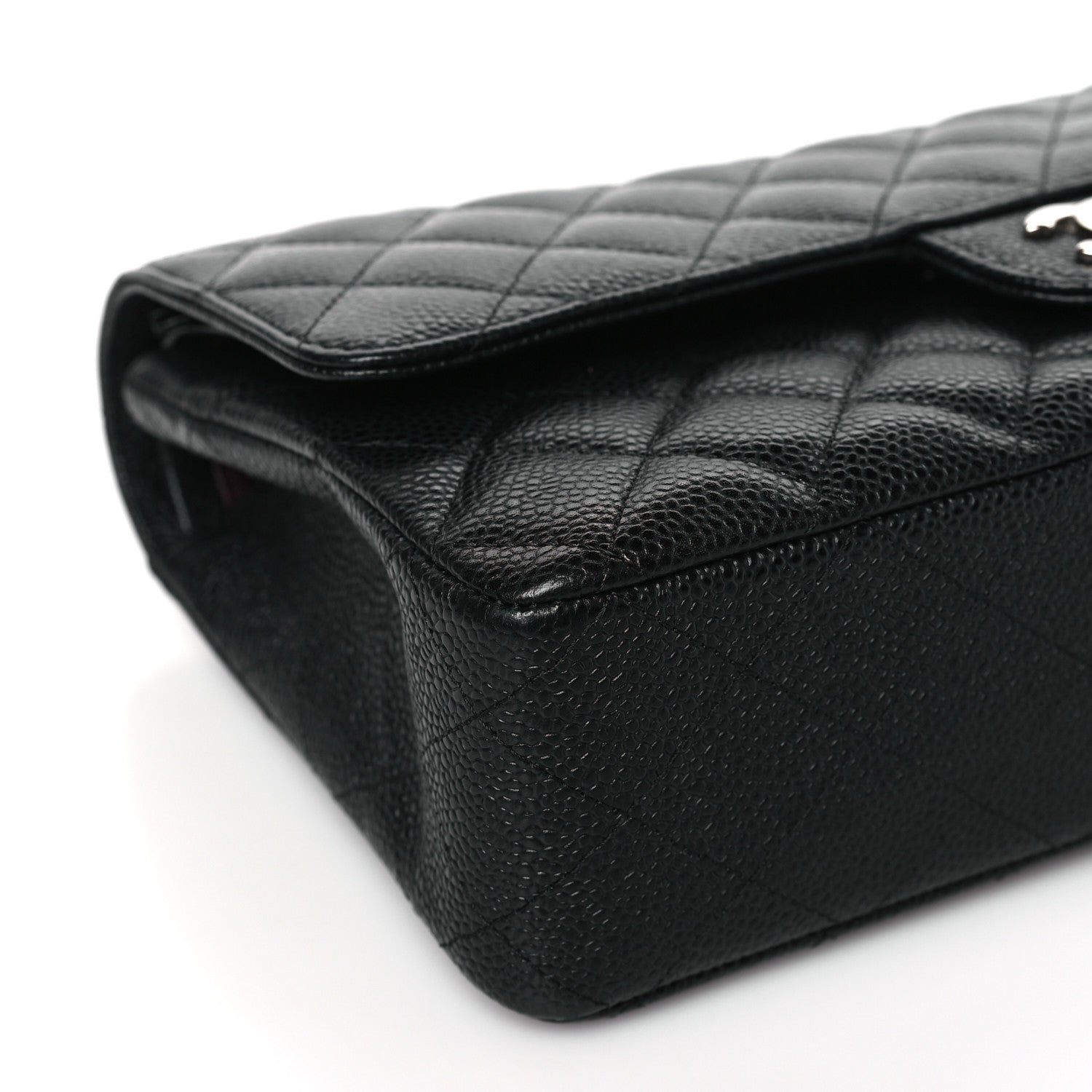 Chanel Caviar Quilted Medium Double Flap Black 8 of 10