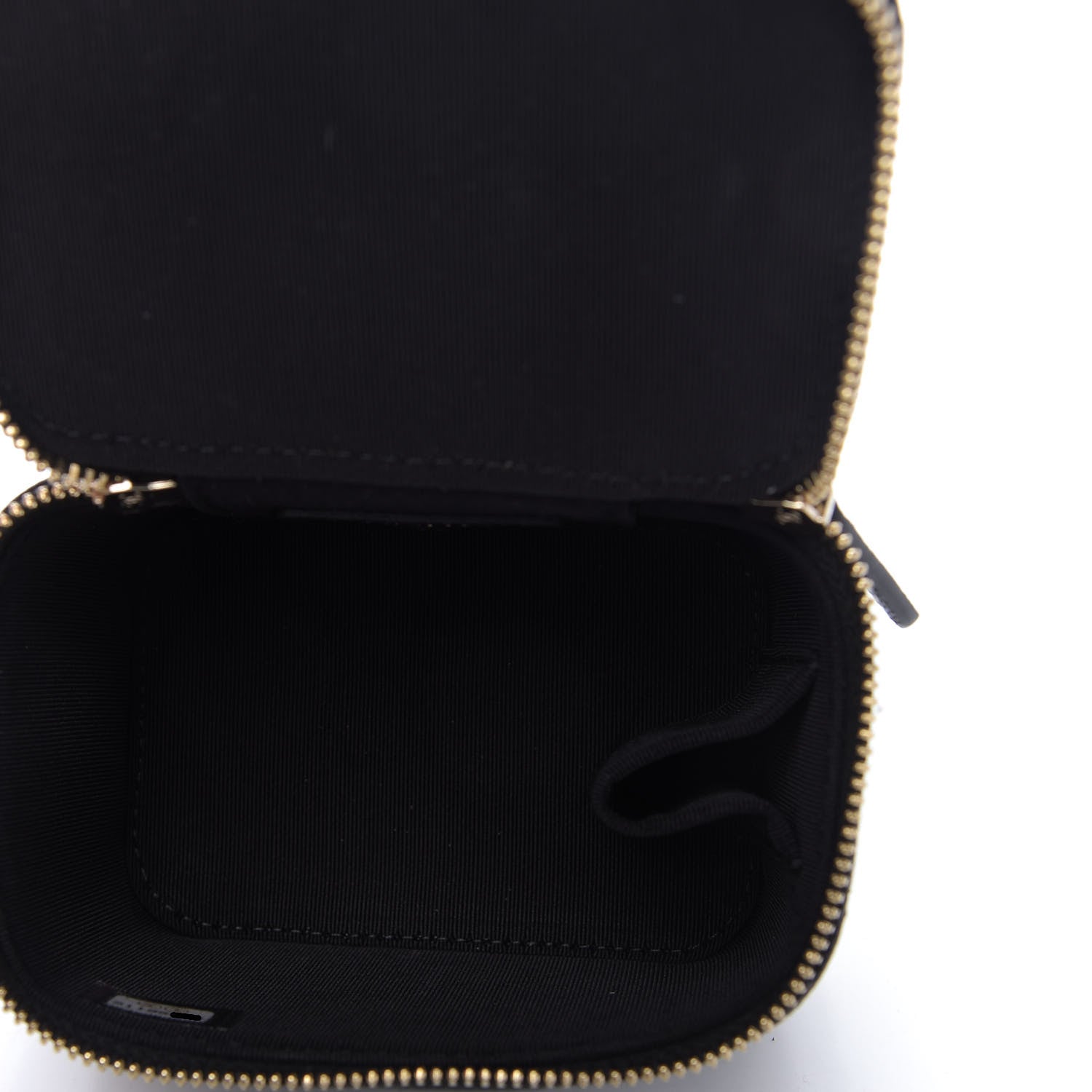 Chanel Caviar Quilted Mini Pearl On Top Vanity Case With Chain Black 9 of 18