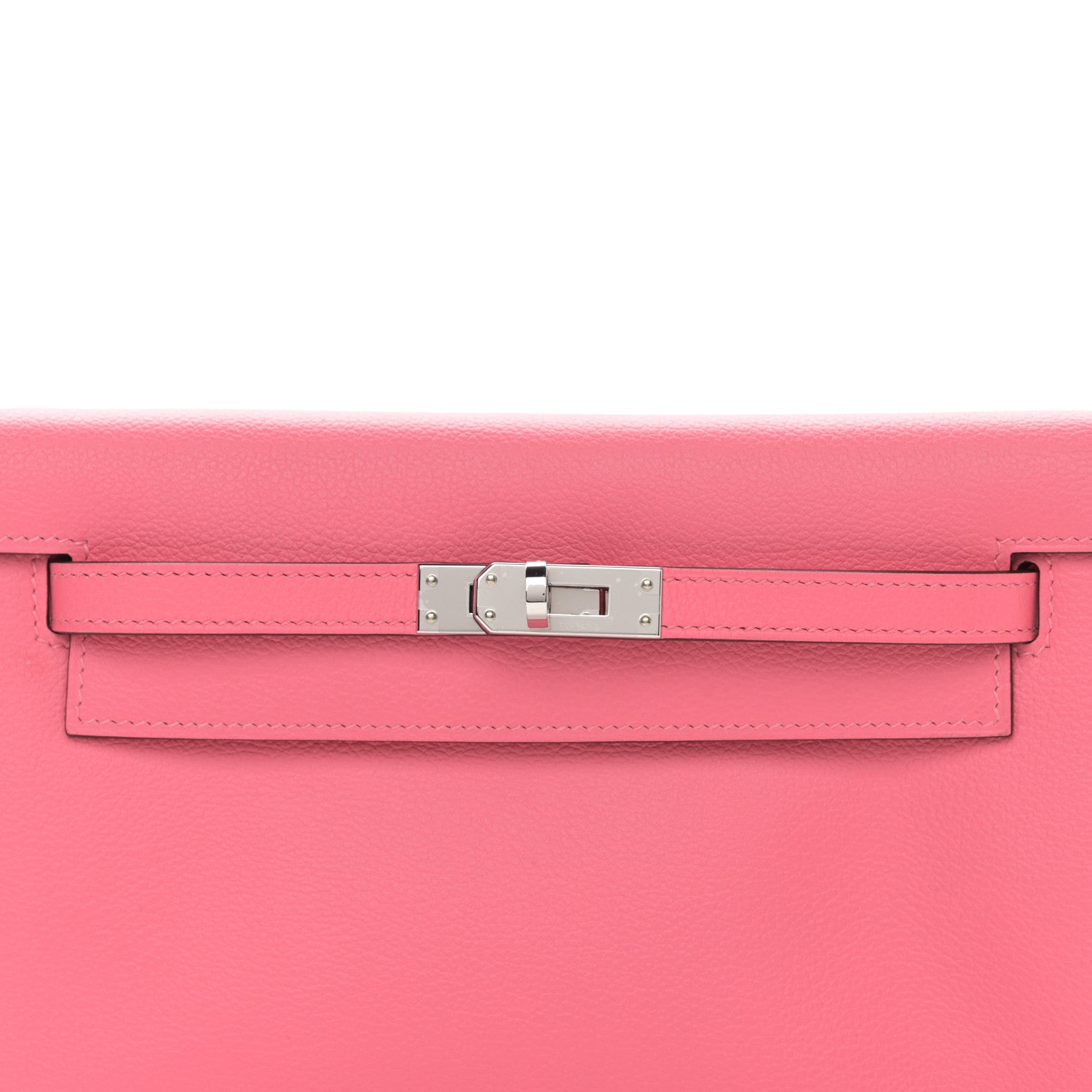 Hermes Evercolor Kelly Danse II Belt Bag Rose Azalee 8 of 10