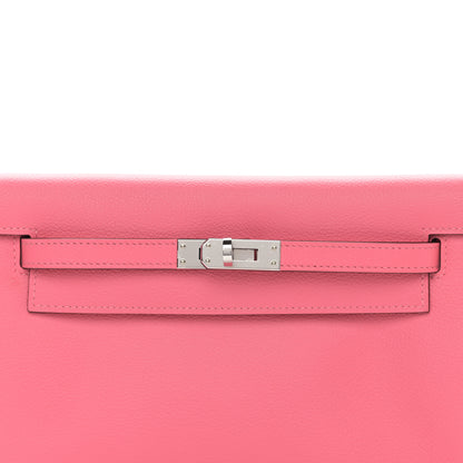 Hermes Evercolor Kelly Danse II Belt Bag Rose Azalee 8 of 10