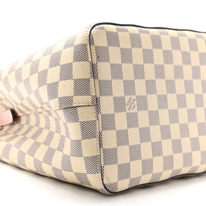 Louis Vuitton Damier Azur Neonoe MM Eau De Rose 10 of 12