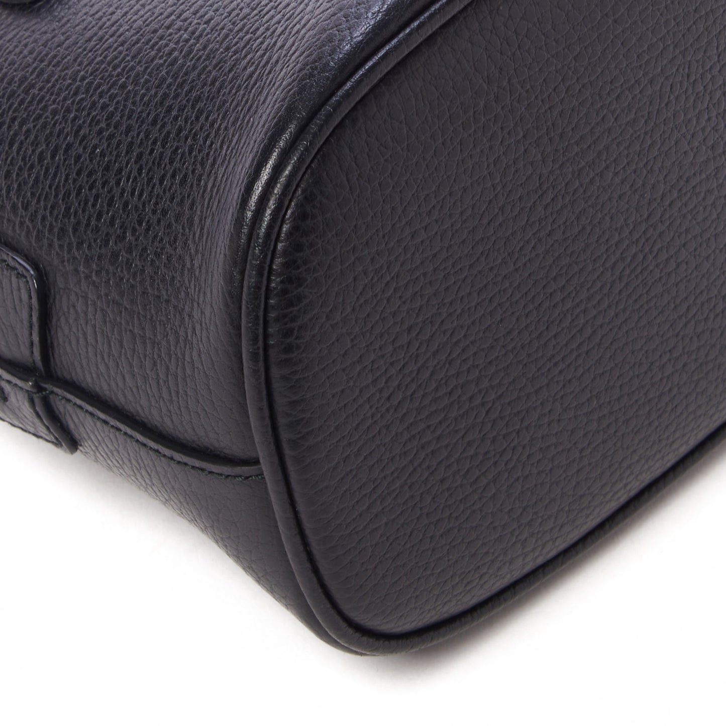 Dollar Calfskin Small GG Charm Dome Bag Black