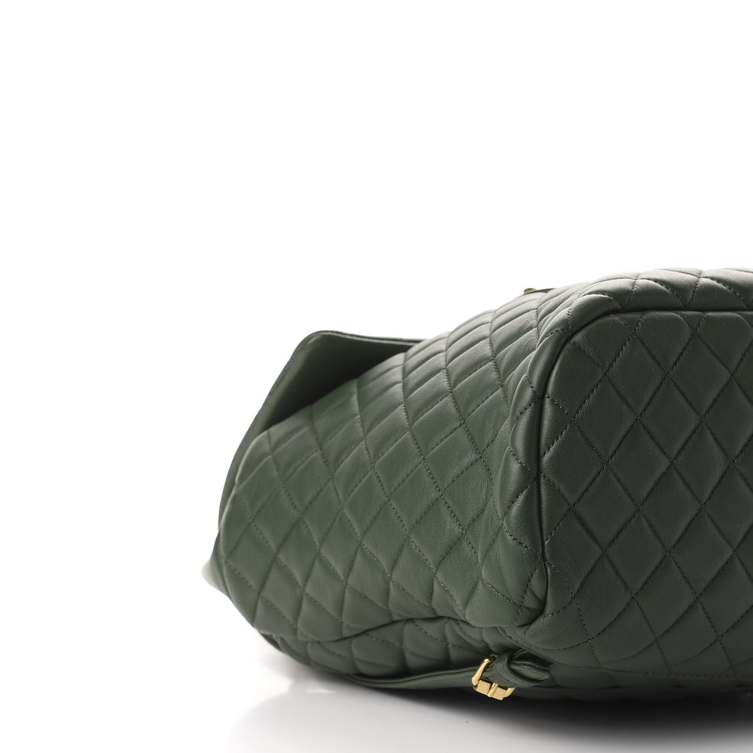 Chanel Lambskin Quilted Large Urban Spirit Backpack Dark Green 7 of 9