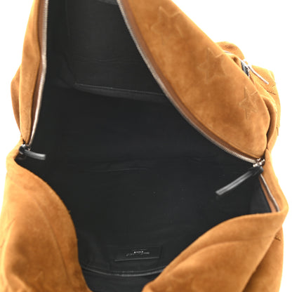 Saint Laurent Suede Stars Print Hunting Backpack Light Ochre 5 of 10