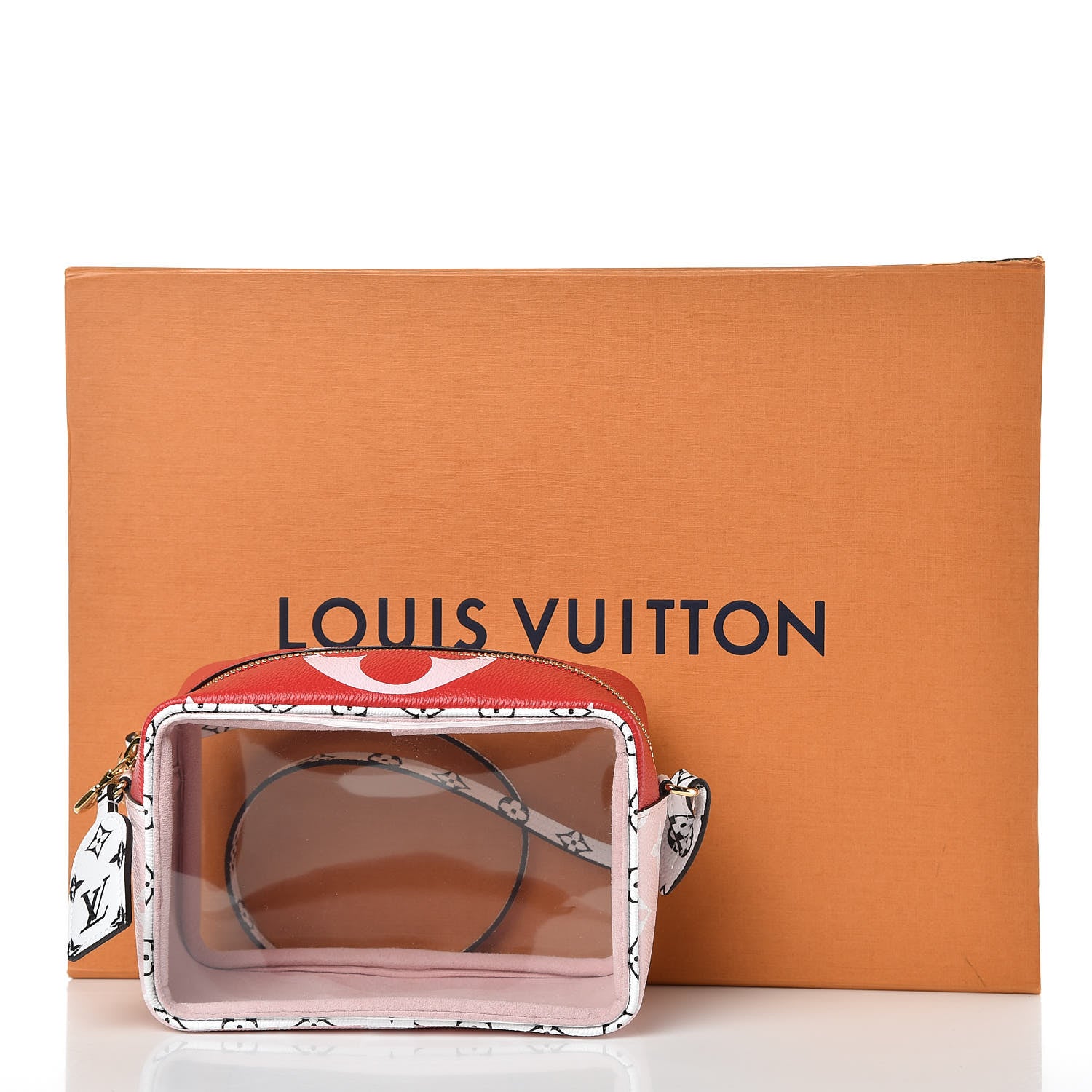 Louis Vuitton Monogram Giant Beach Pouch Rouge 7 of 7