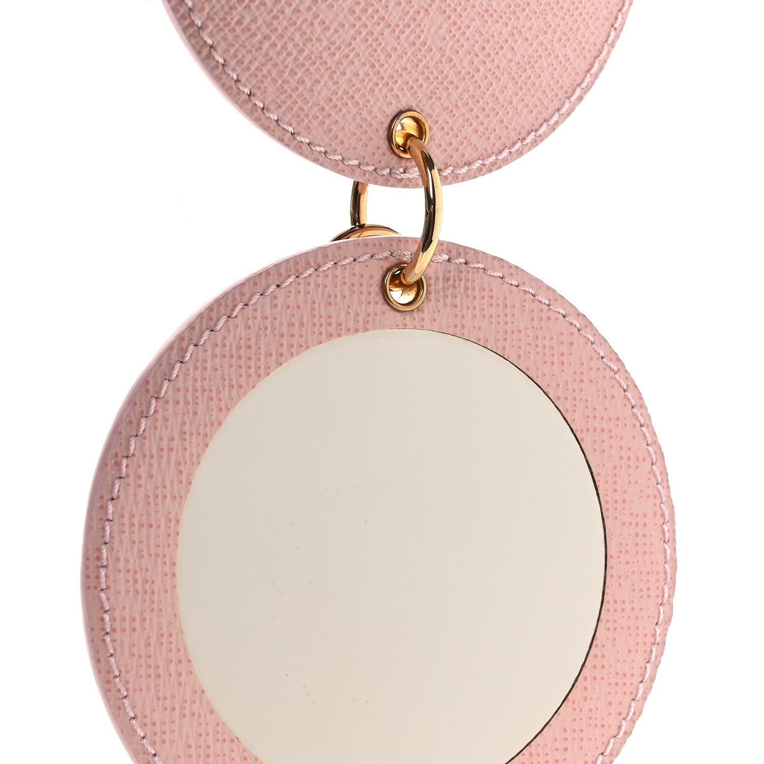 Louis Vuitton Monogram LV Mirror Bag Charm Key Holder Rose Ballerine 5 of 5