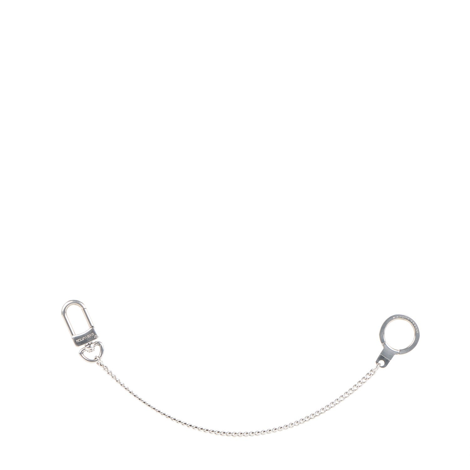 Louis Vuitton Pochette Extender Key Ring Chain Silver 1 of 4