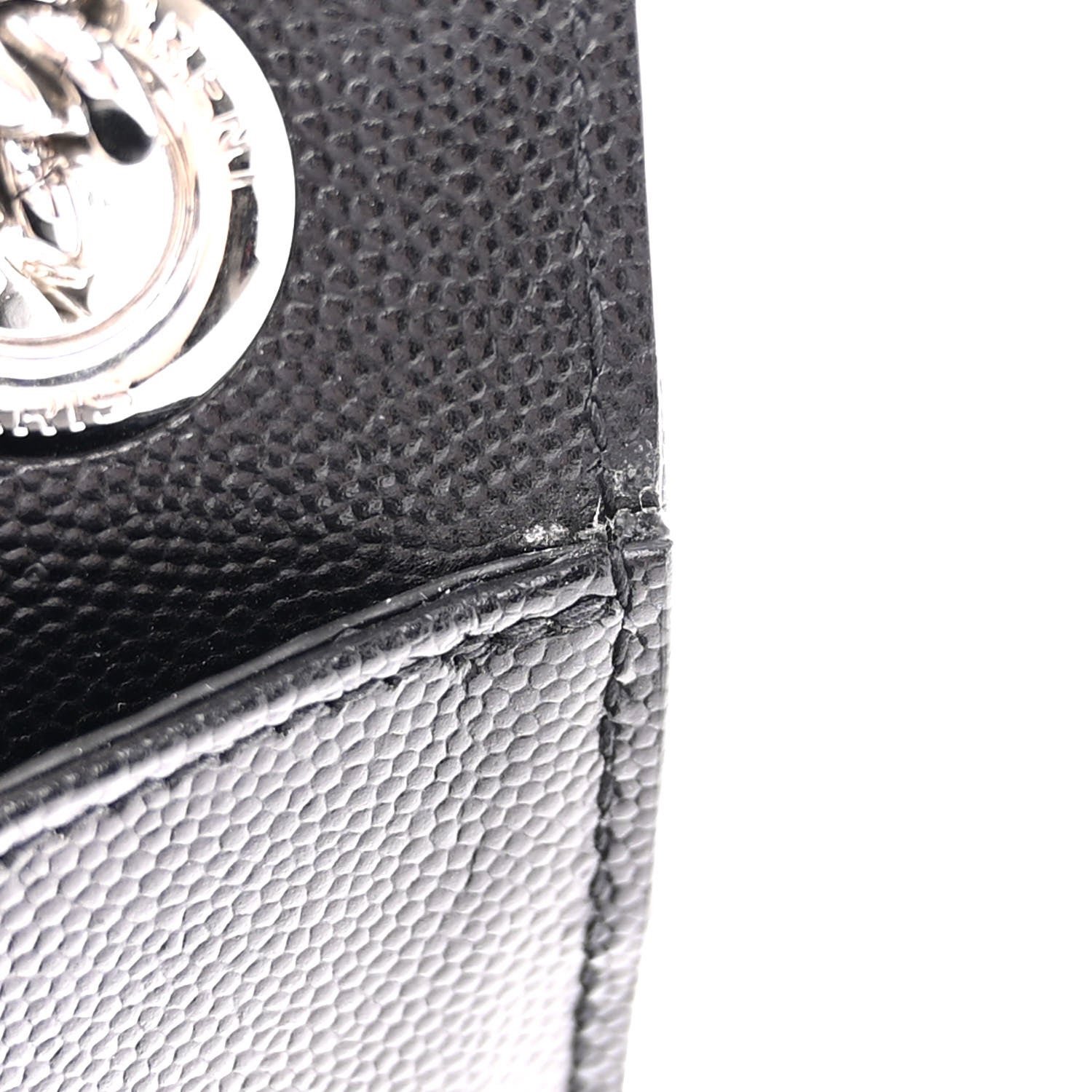 Saint Laurent Grain De Poudre Textured Mixed Matelasse Large Triquilt Monogram Satchel Black 11 of 12