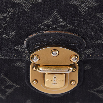 Louis Vuitton Denim Amelia Wallet Black 7 of 11