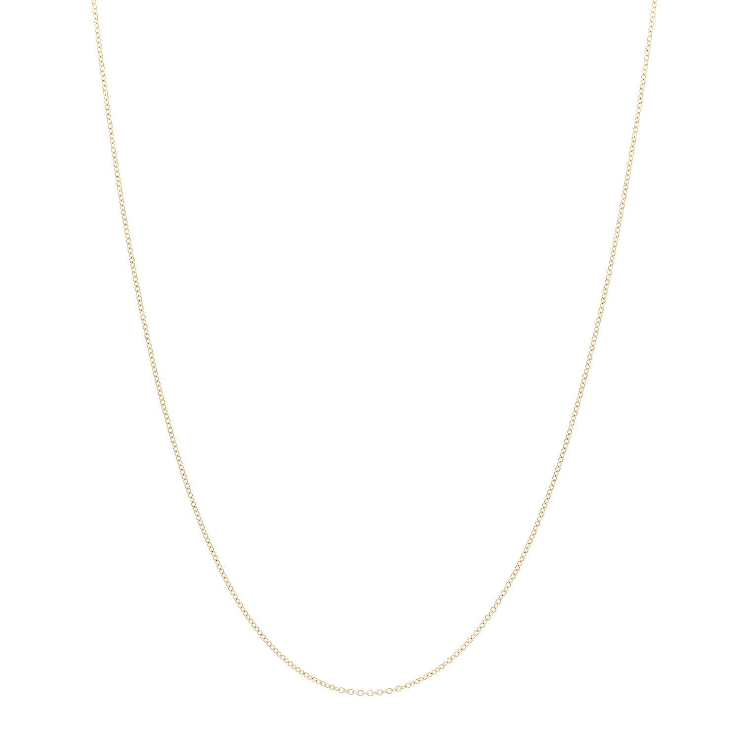 Tiffany 18K Yellow Gold Chain Necklace 16" 1 of 5