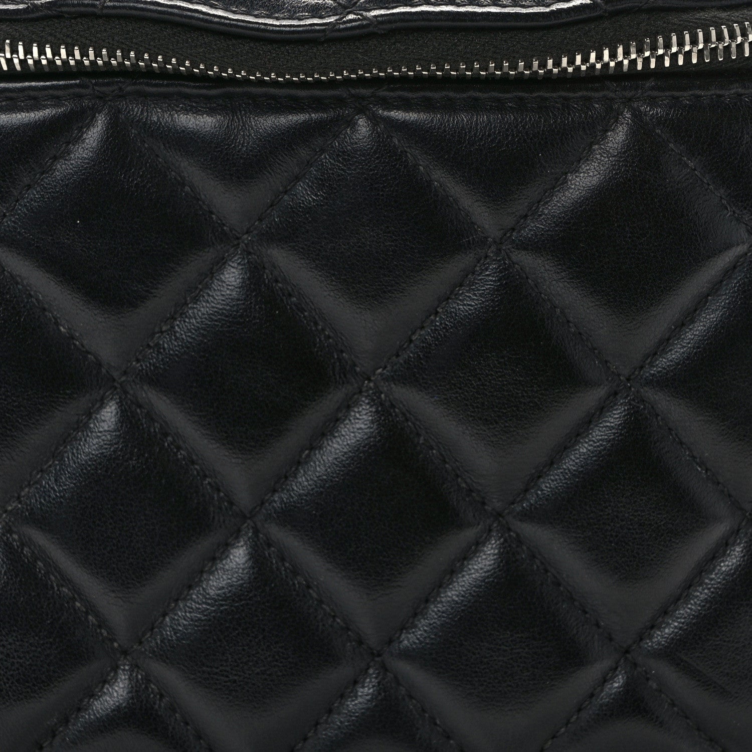 Chanel Lambskin Quilted Waist Belt Bag Black 8 of 12