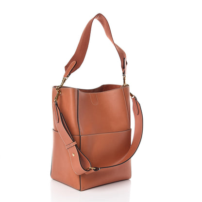 Celine Natural Calfskin Sangle Bucket Bag Terracotta 3 of 11