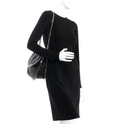 Stella McCartney Shaggy Deer Quilted Falabella Shoulder Bag Black 2 of 6