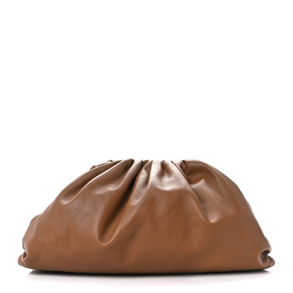 Bottega Veneta Smooth Butter Calf The Pouch Oversized Clutch Cammello 1 of 11