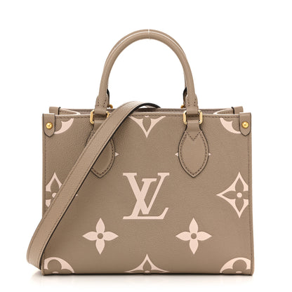 Louis Vuitton Empreinte Monogram Giant Onthego PM Tourterelle Creme 1 of 13