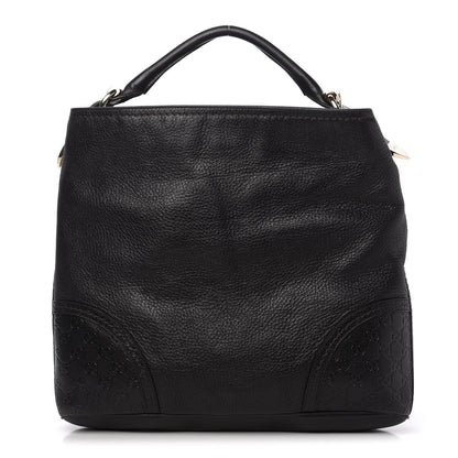 Gucci Calfskin Guccissima Trim Large Signoria Hobo Black 1 of 9