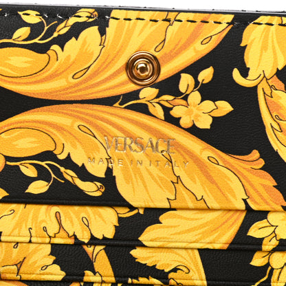 Versace Nappa Barocco Quilted Virtus Bifold Wallet Black 6 of 9