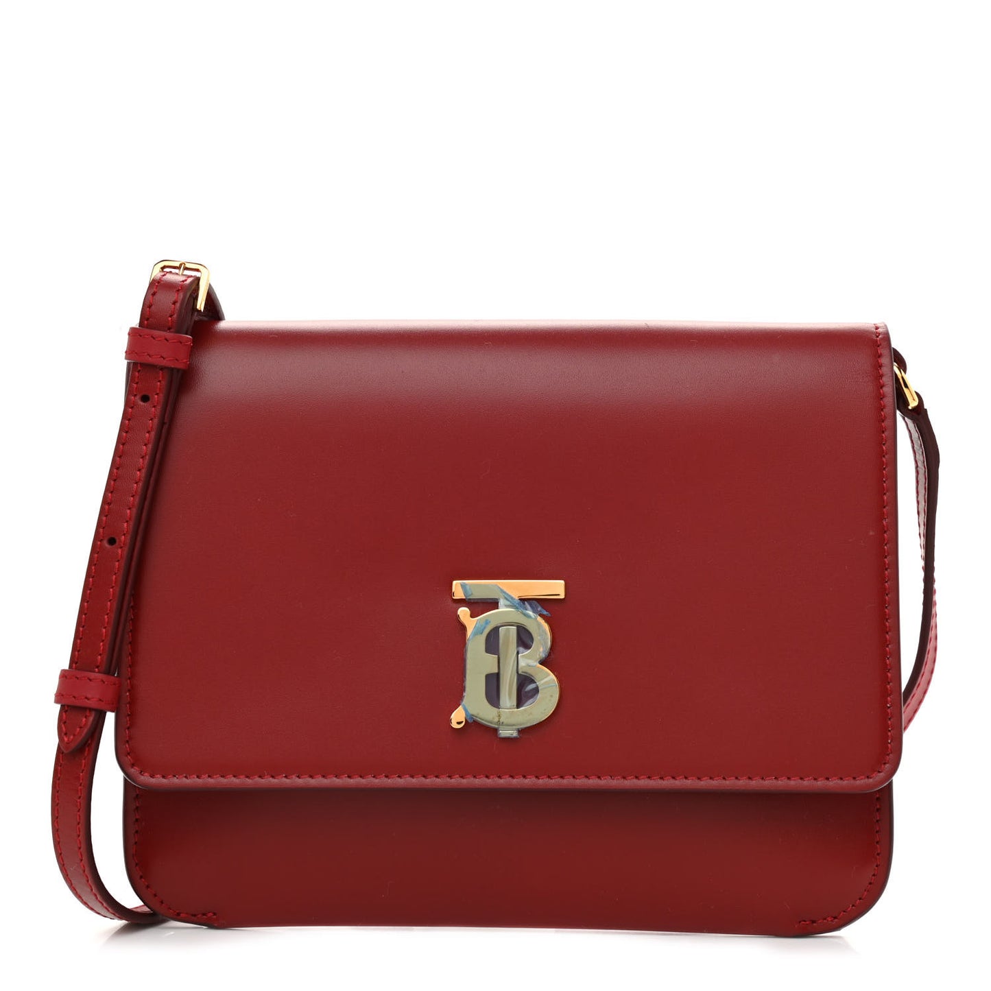 Calfskin Mini TB Bag Dark Carmine
