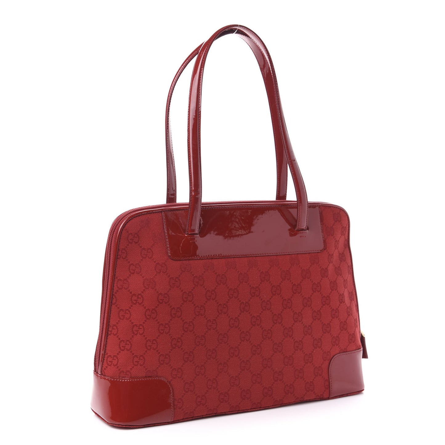 Patent Guccissima Tote Red