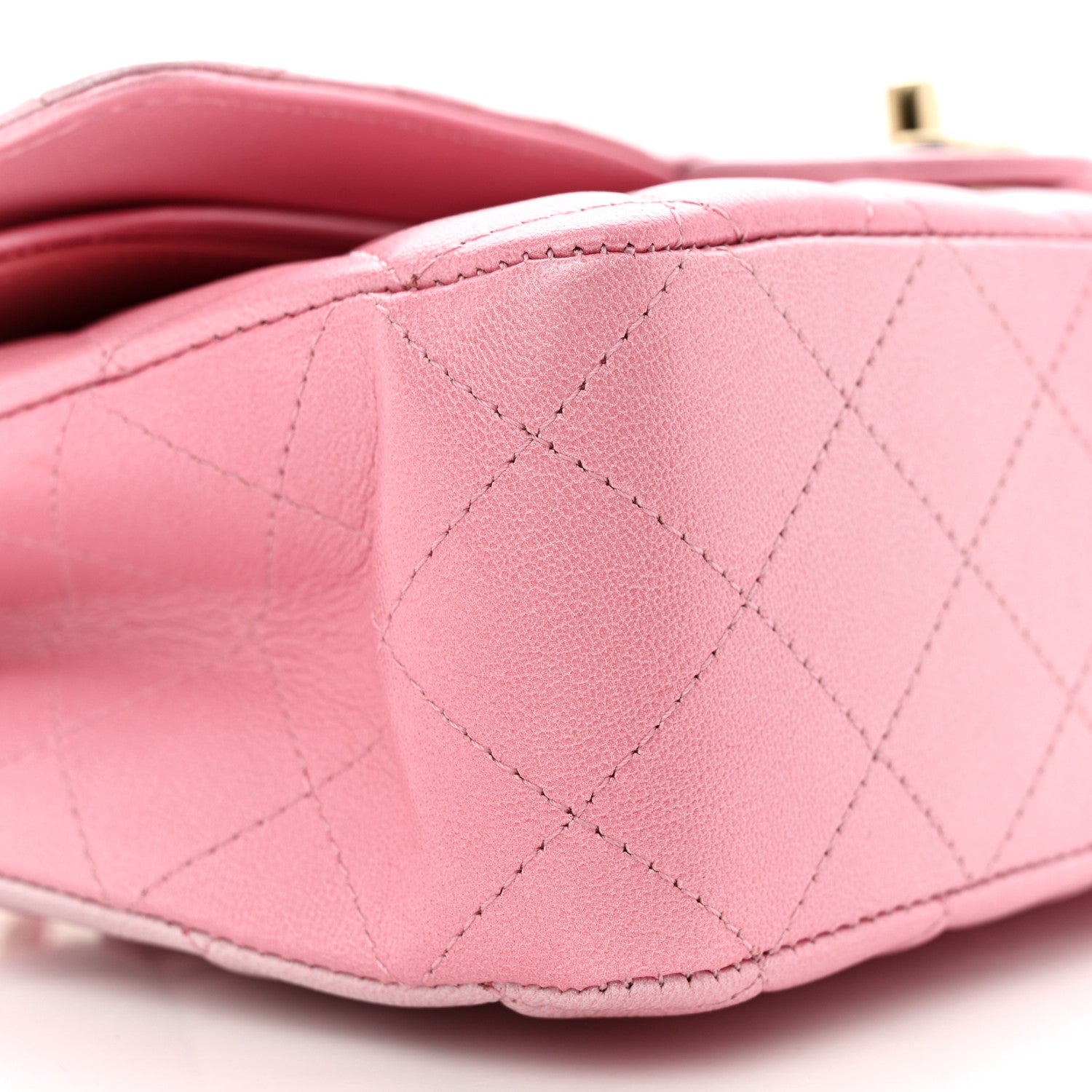 Chanel Cloudy Pearly Goatskin Quilted Medium Double Flap Pink 9 of 11