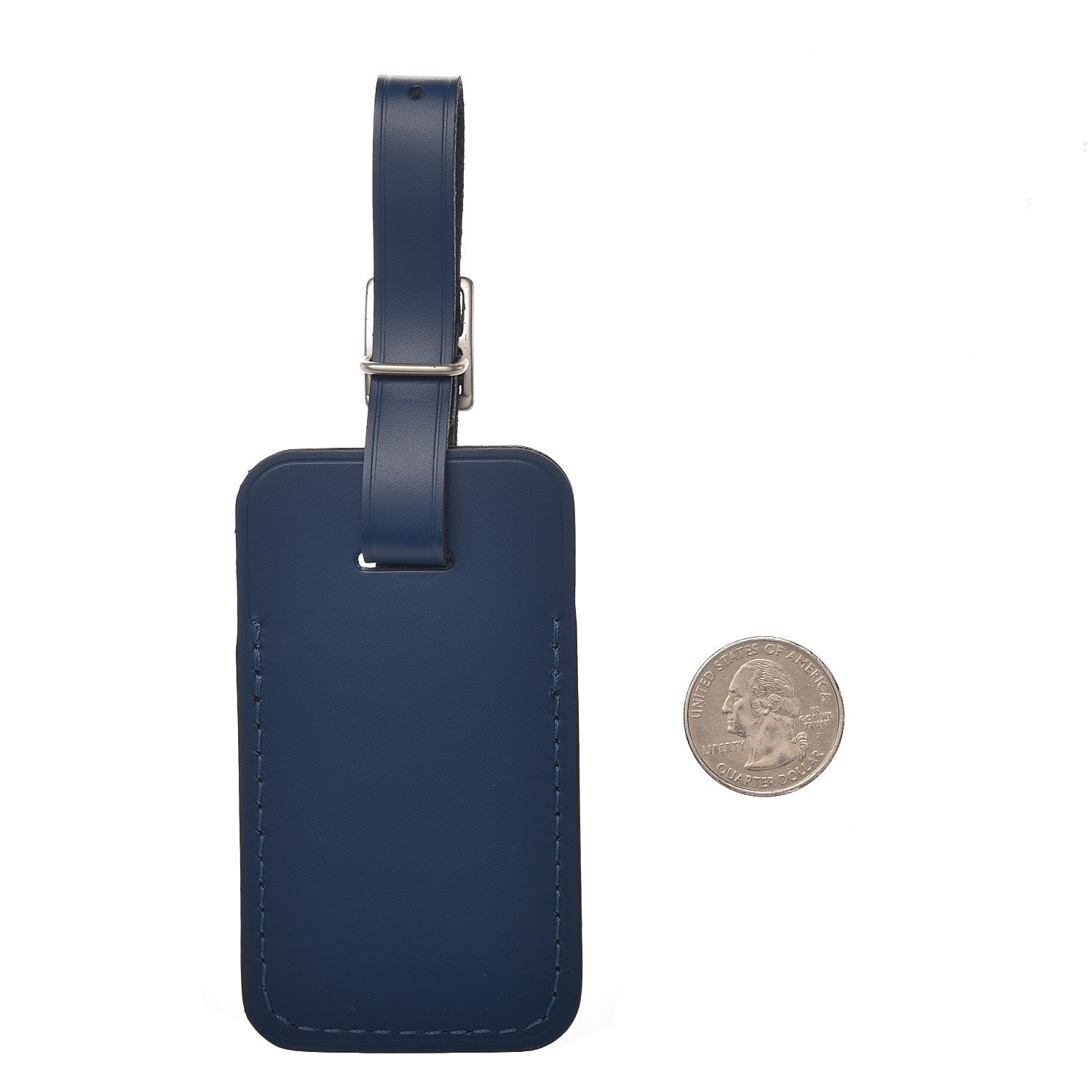 Louis Vuitton Calfskin Luggage Tag Blue 2 of 2