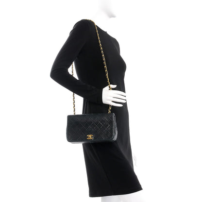 Chanel Lambskin Quilted Small Single Flap Black 2 of 13