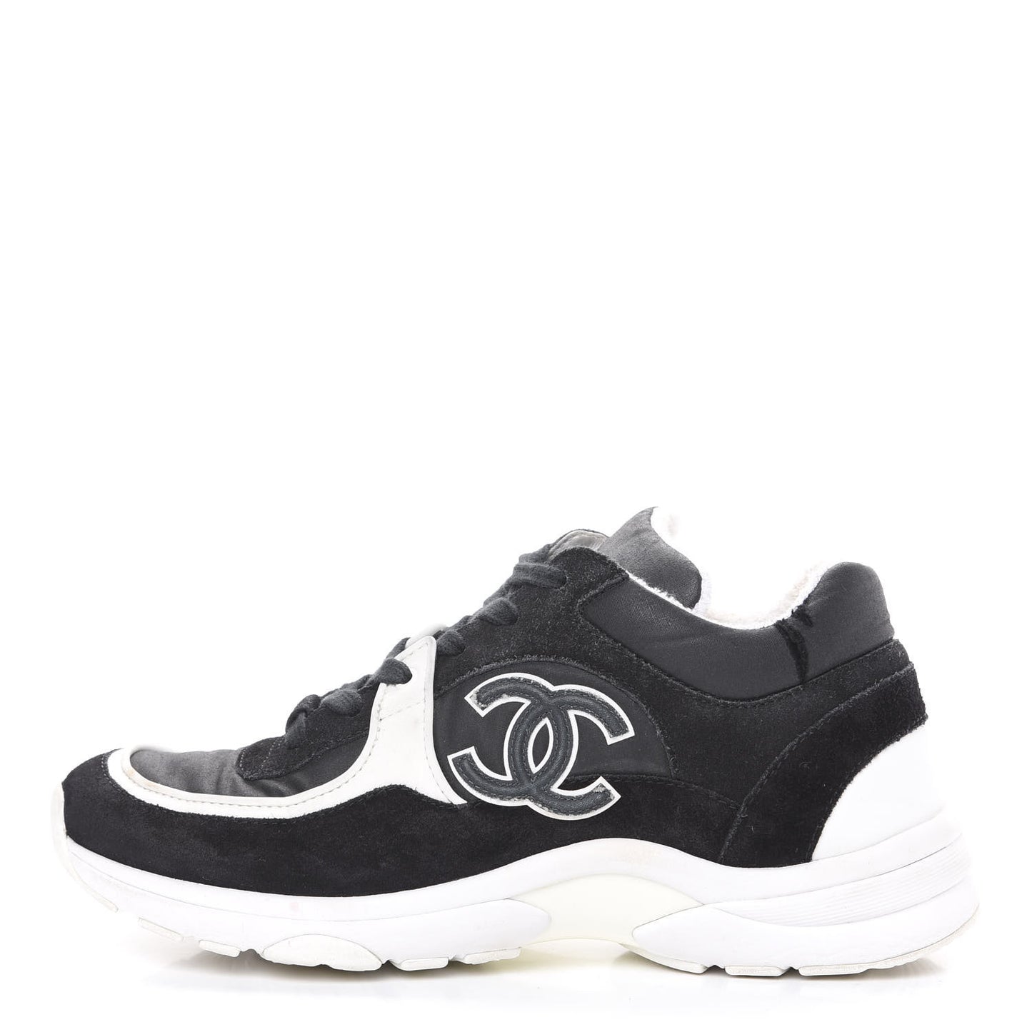 Lycra Womens CC Sneakers 38.5 Black