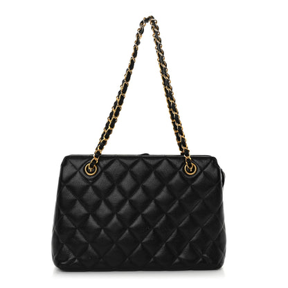 Chanel Caviar Quilted Shoulder Bag Black 1 of 9