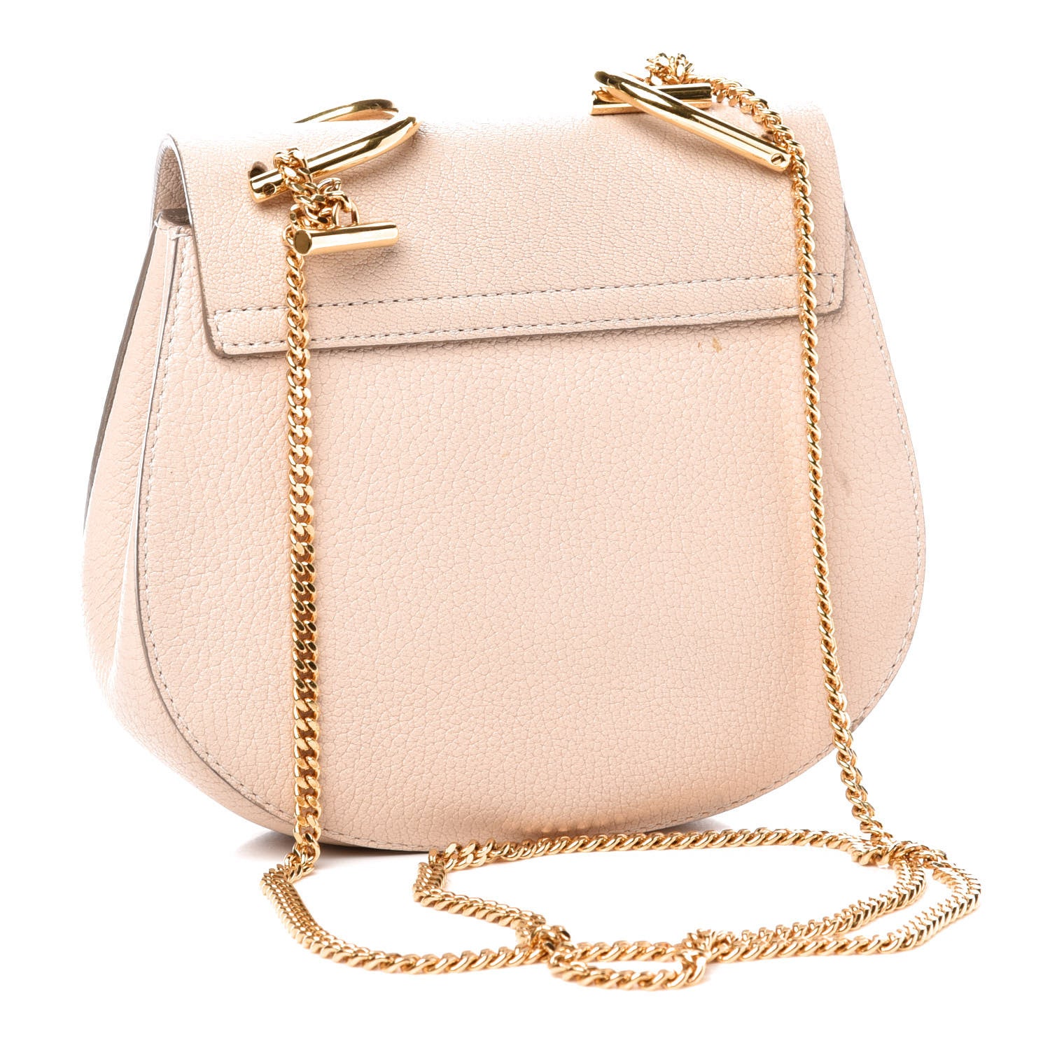 Chloe Grained Lambskin Drew Shoulder Bag Abstract White 3 of 12