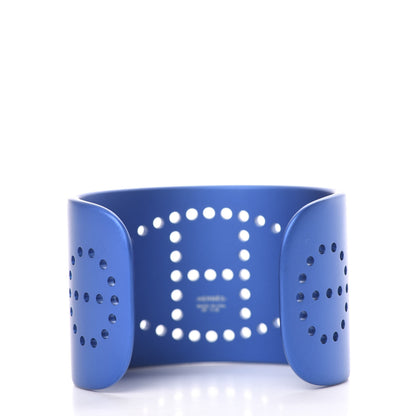 Hermes Aluminium Evelyne Sunset Cuff Bracelet T2 Bleu Egee 2 of 4