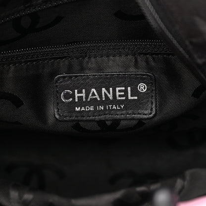 Chanel Calfskin Quilted Medium Cambon Tote Pink Black 6 of 16