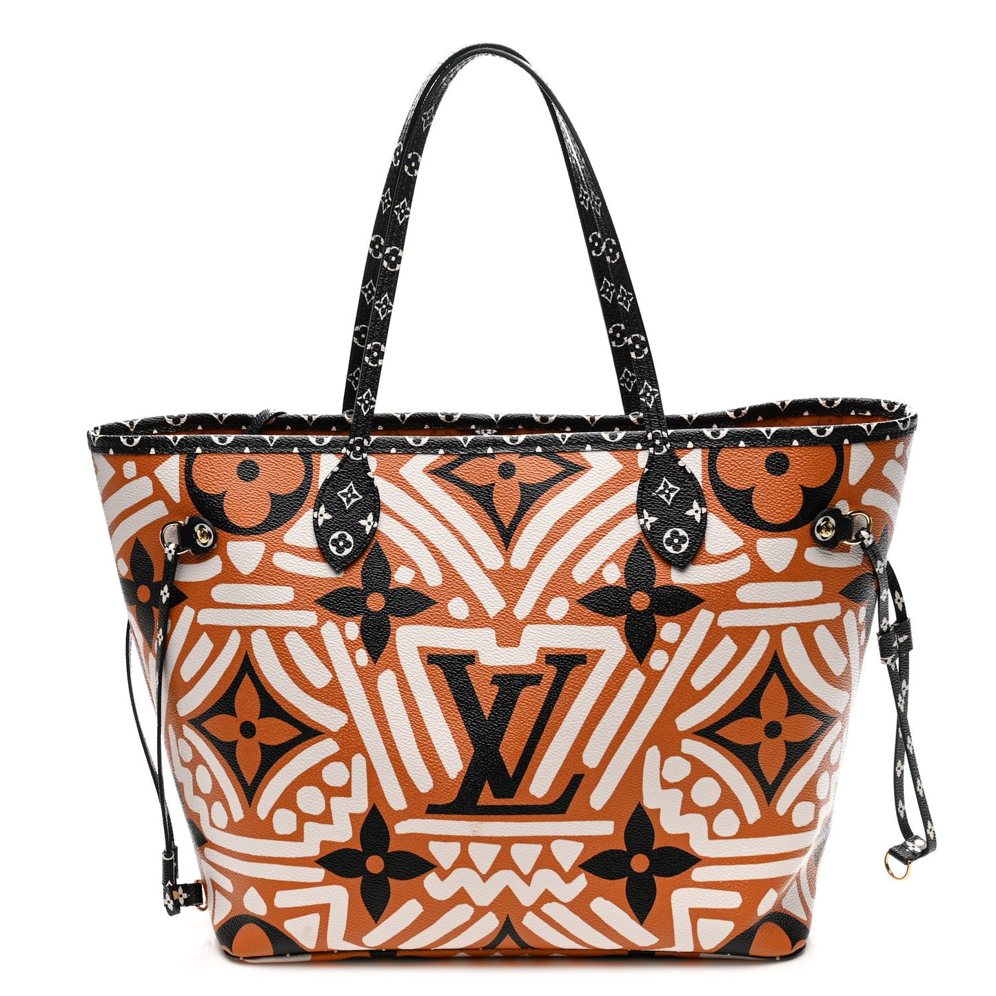 Monogram Giant Crafty Neverfull MM Creme Caramel