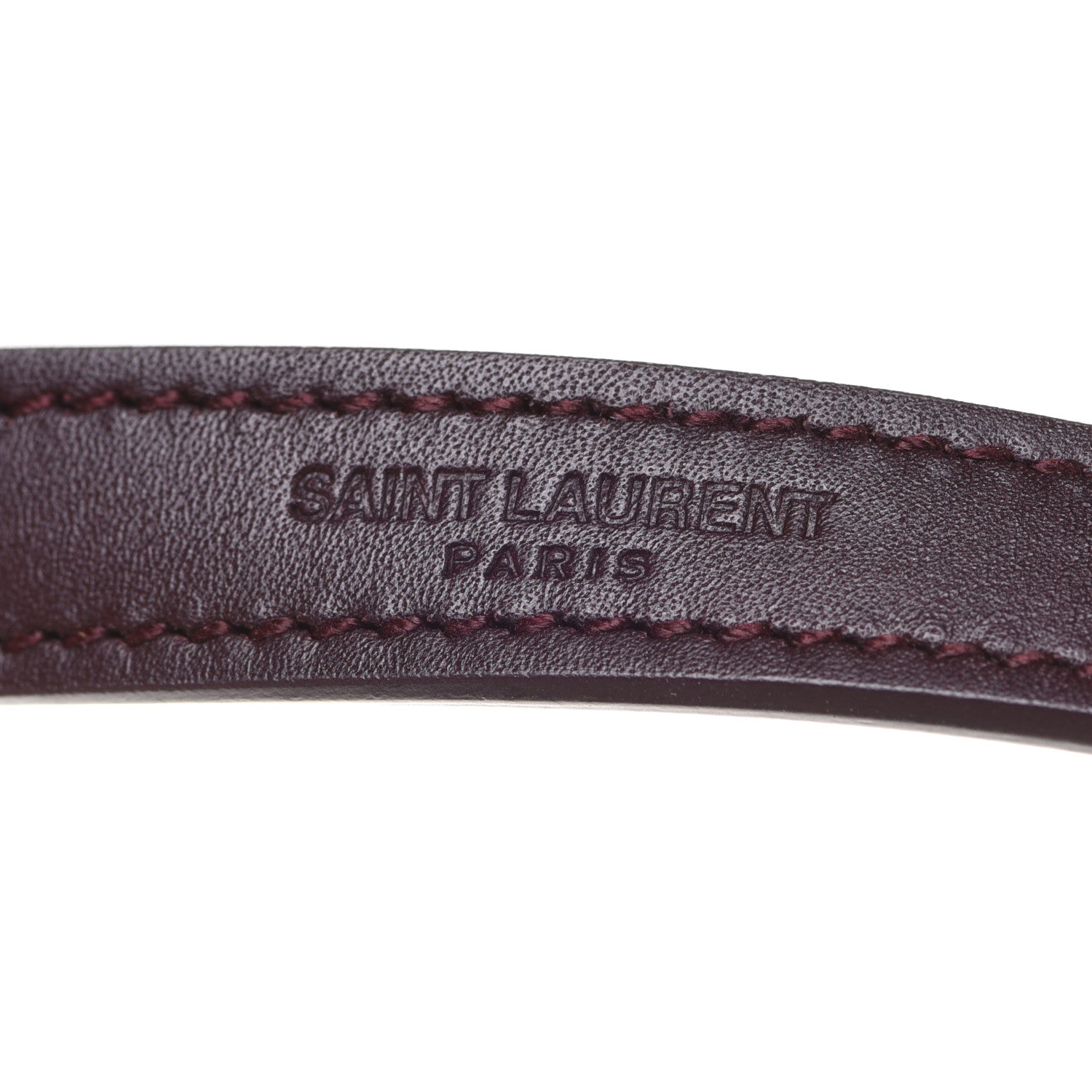 Saint Laurent Calfskin Monogram Mini Candy Crossbody Bordeaux 7 of 14