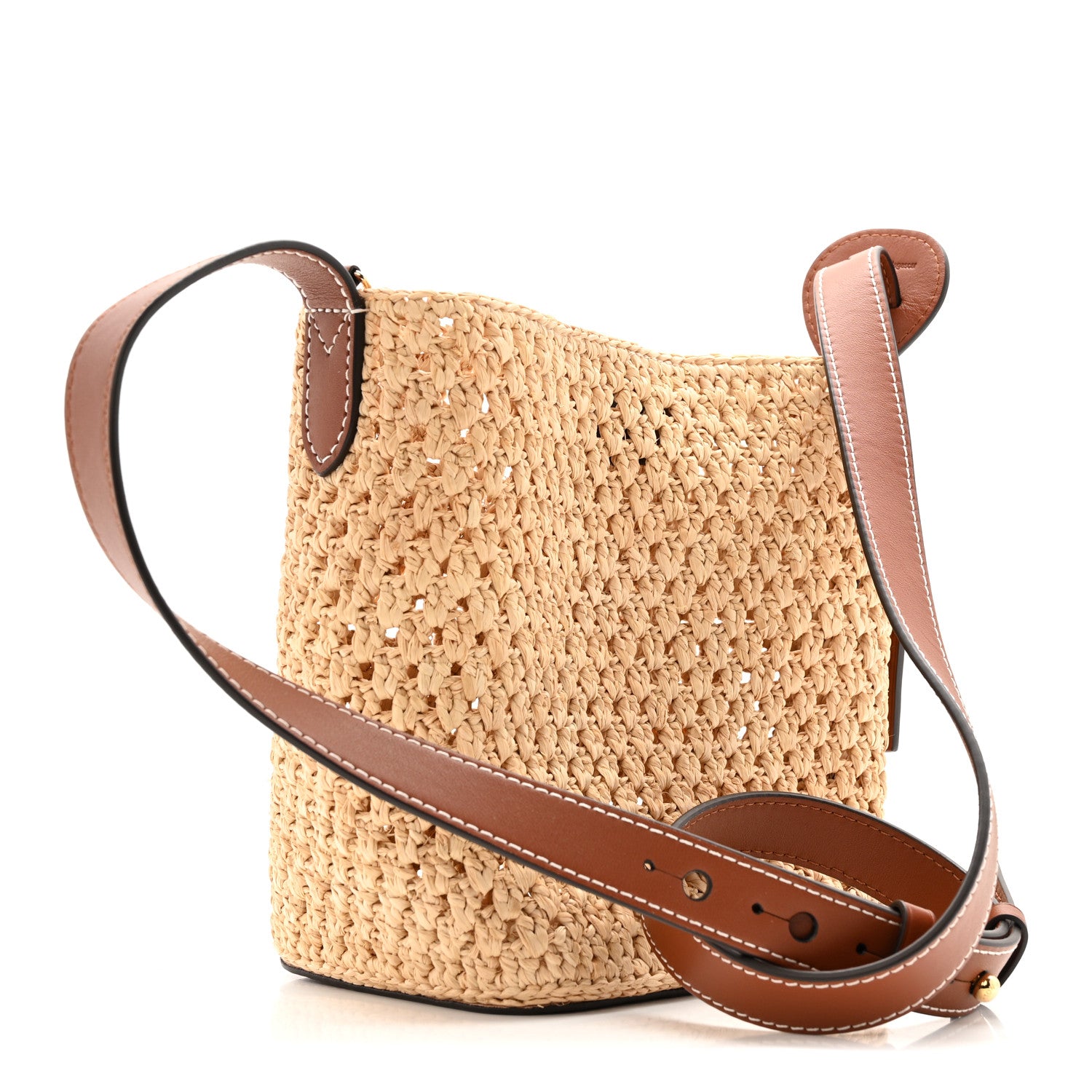 Louis Vuitton Raffia All In BB Brown 3 of 11