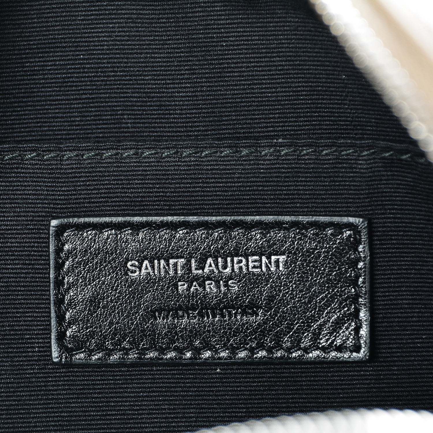Saint Laurent Lambskin Monogram Small Lou Camera Bag Dark Beige 6 of 7
