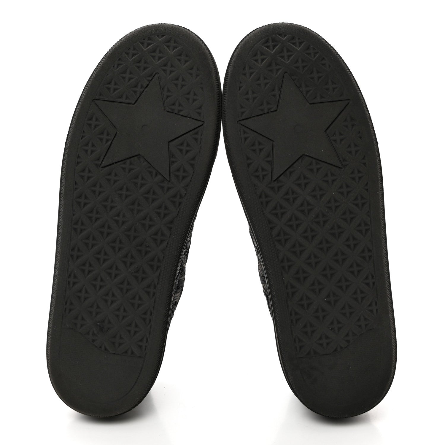Christian Dior Shiny Technical Fabric Oblique Embroidered Womens Solar Slip On Sneakers 38.5 Black 5 of 9