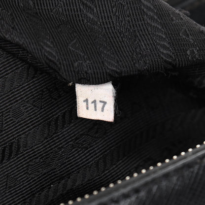Prada Saffiano Small Galleria Double Zip Tote Black 9 of 13