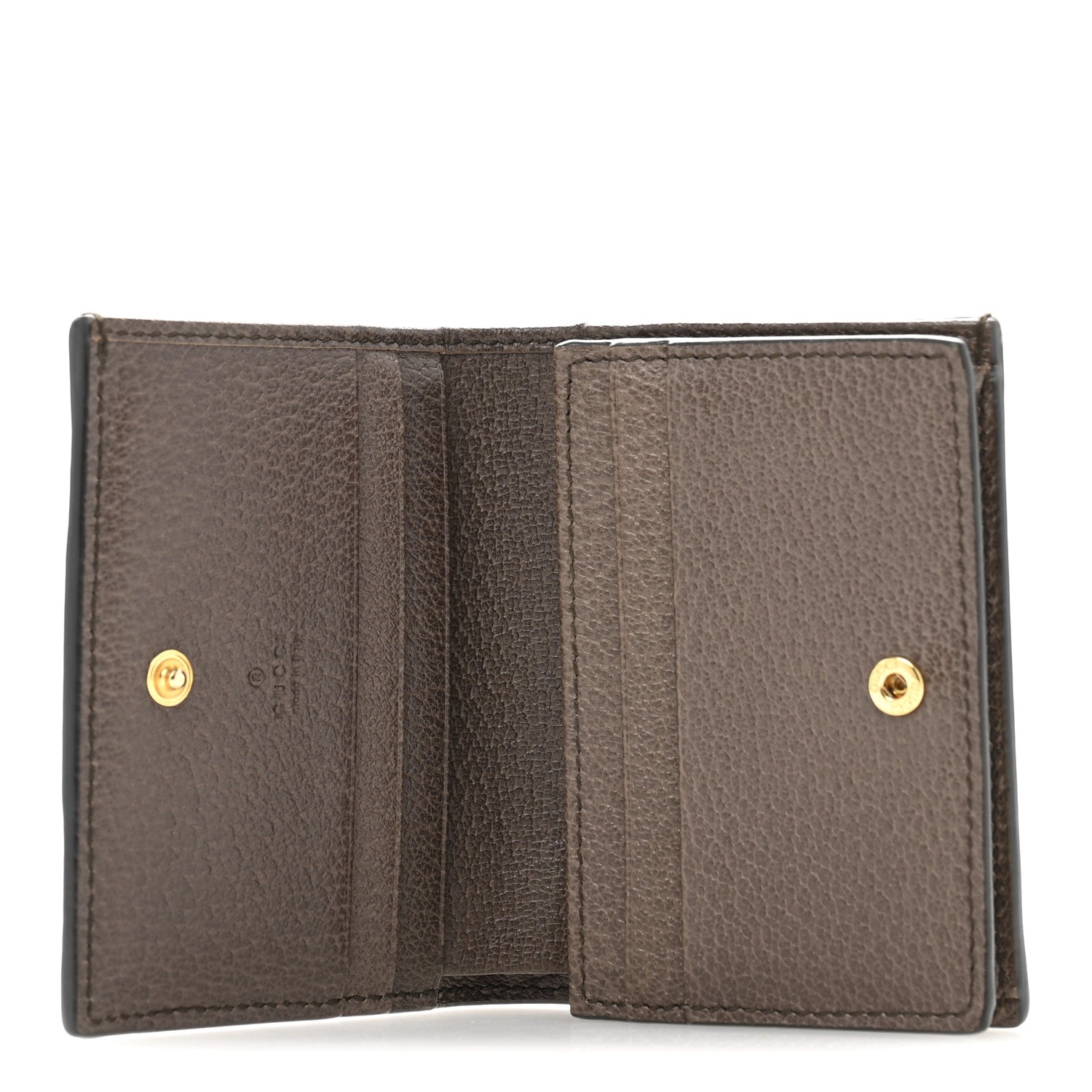 Gucci GG Supreme Monogram Web Ophidia Card Case Beige New Acero 5 of 10