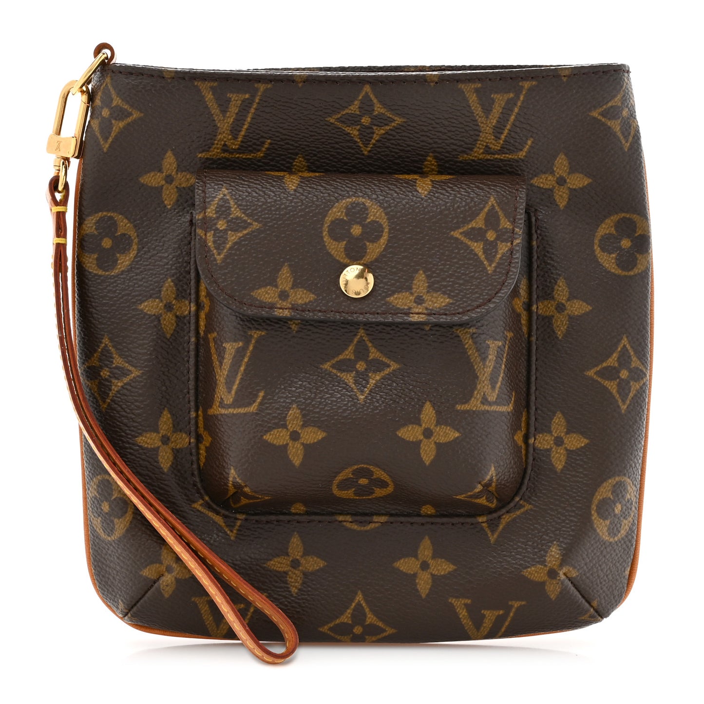Monogram Partition Wristlet